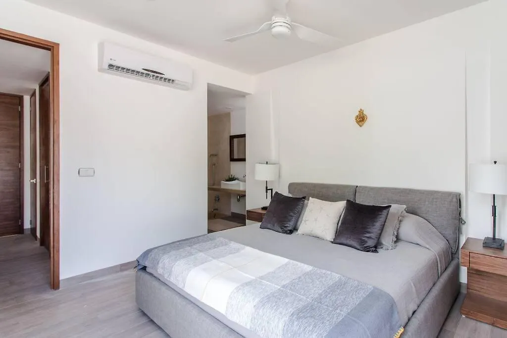 Neem 31 Comfortable, Luxury Apartment 10 Min To The Beach 툴룸 0*,  멕시코